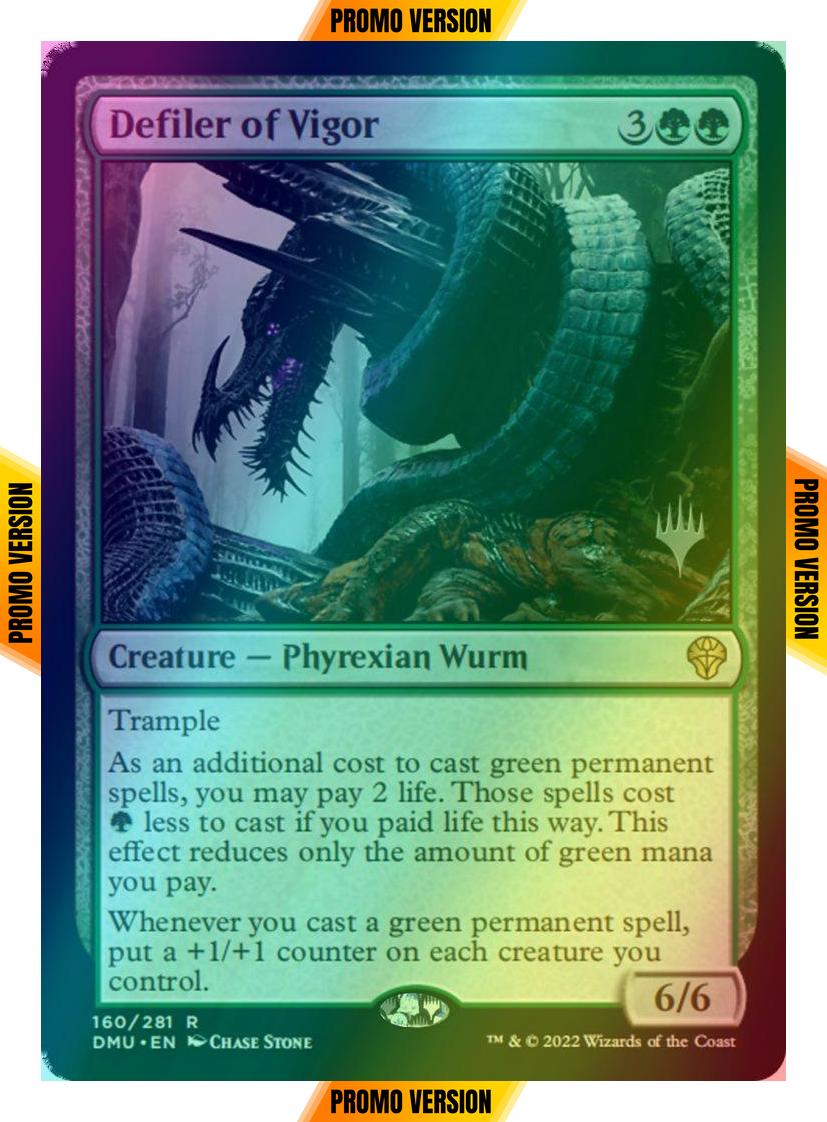 Defiler of Vigor [160p] [Promo Pack] [Dominaria United: Promos] [Foil]