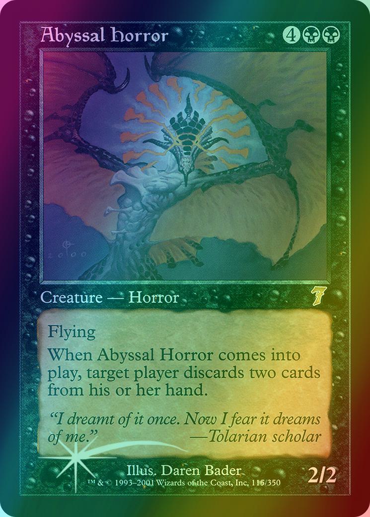 Abyssal Horror [115x] [Seventh Edition] [Foil]