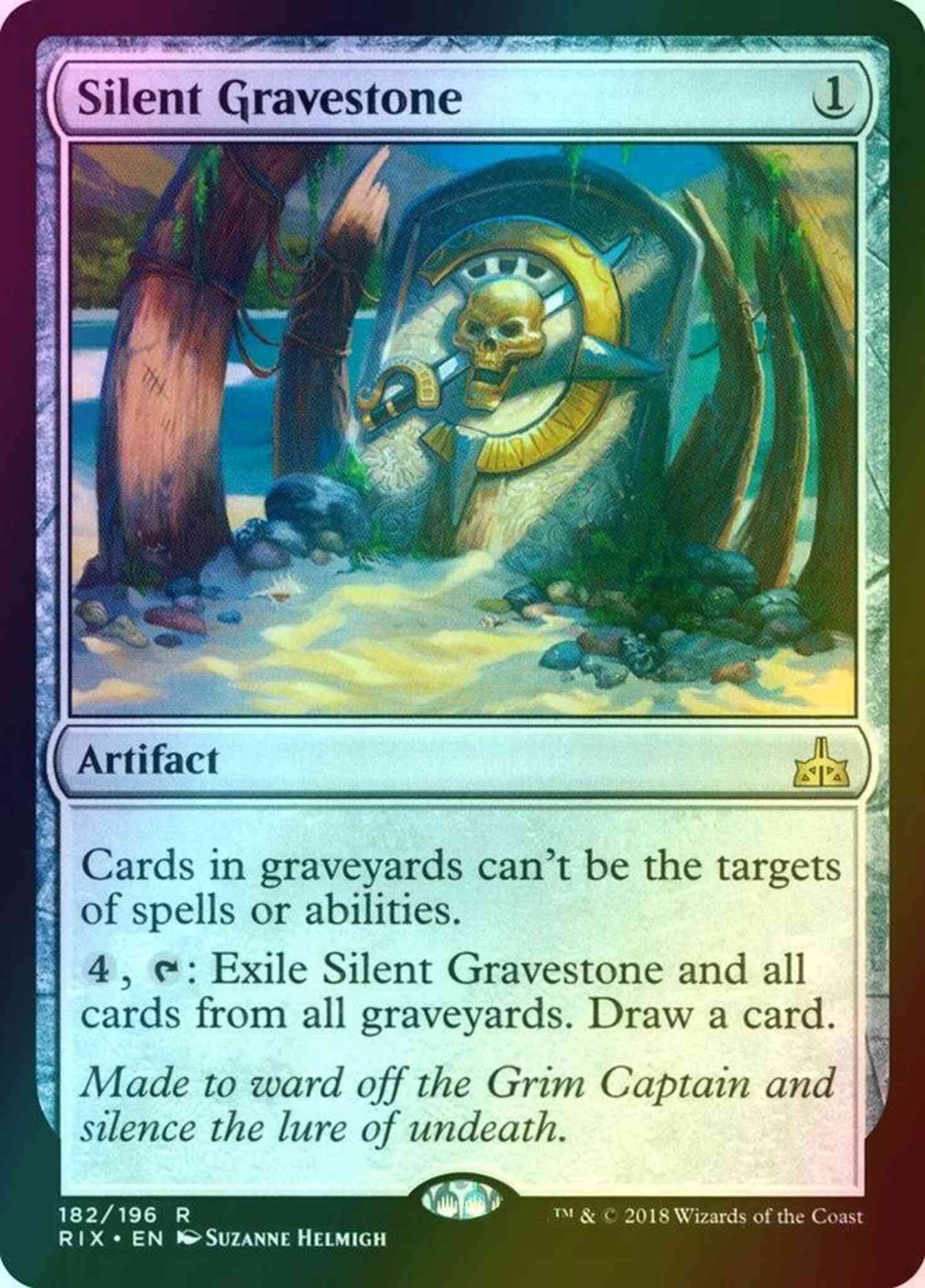 Silent Gravestone [182] [Rivals of Ixalan] [Foil]