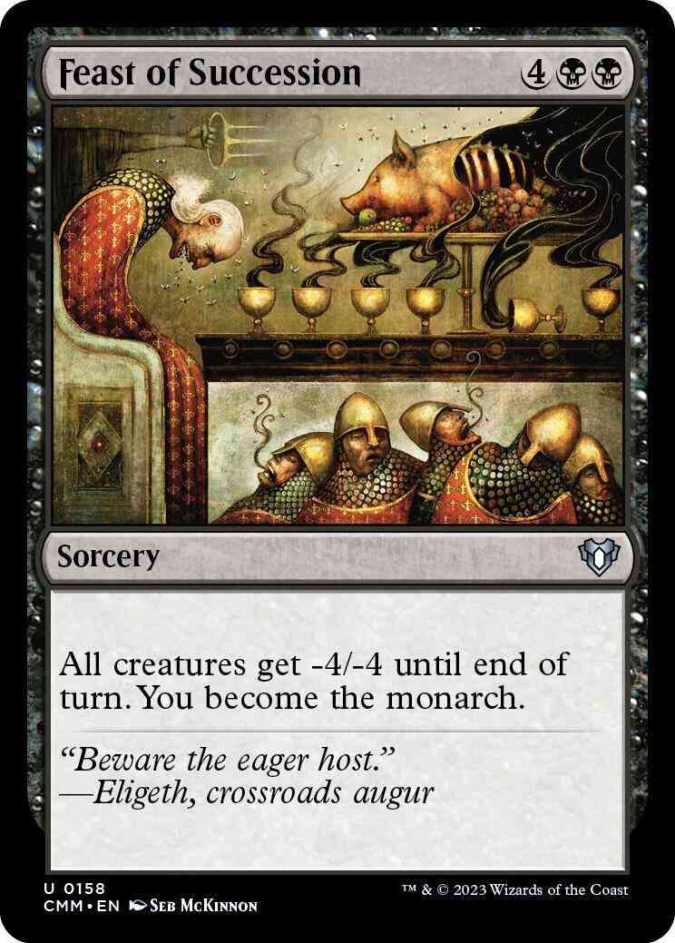 Feast of Succession [158] [Commander Masters] [Non-Foil]