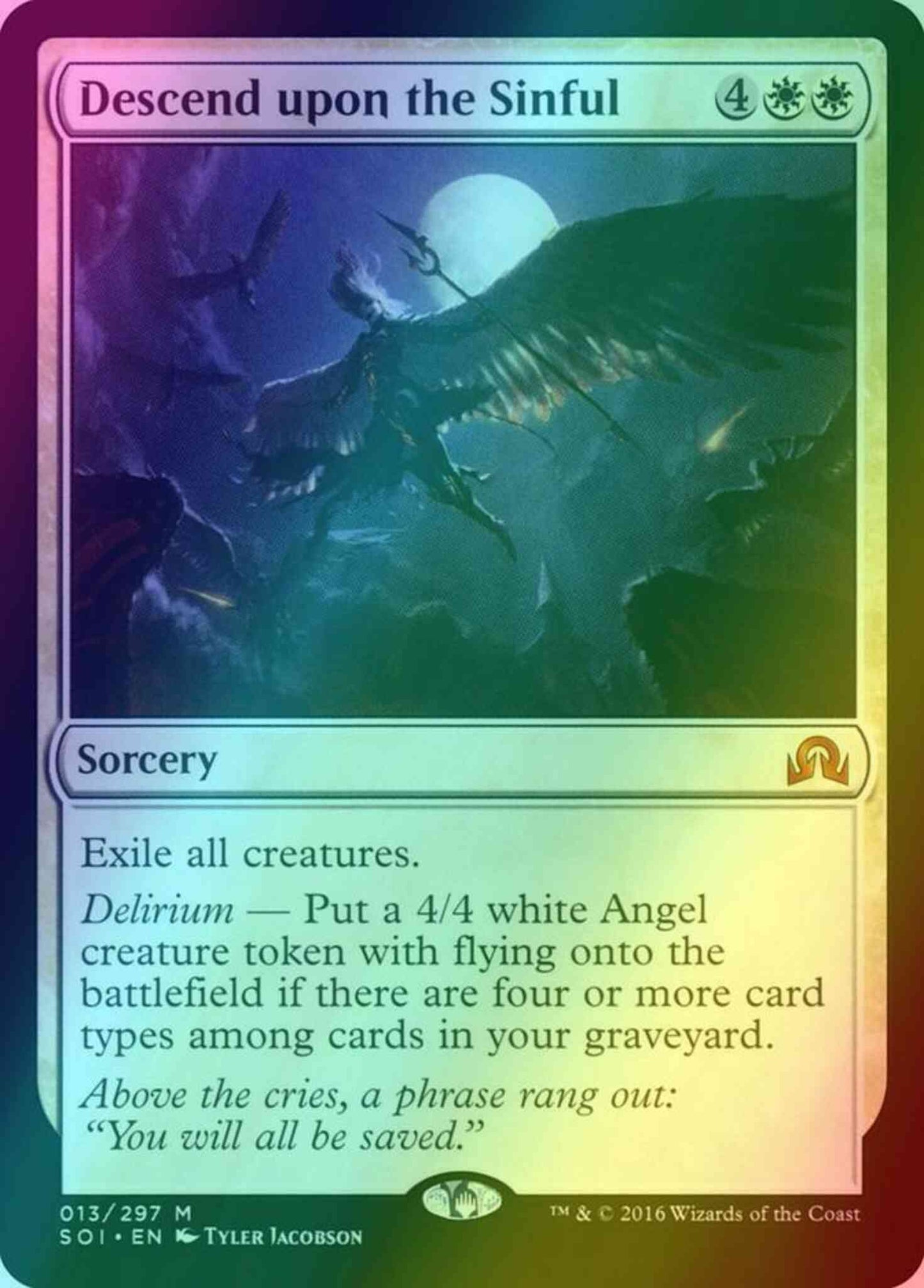 Descend upon the Sinful [13] [Shadows over Innistrad] [Foil]