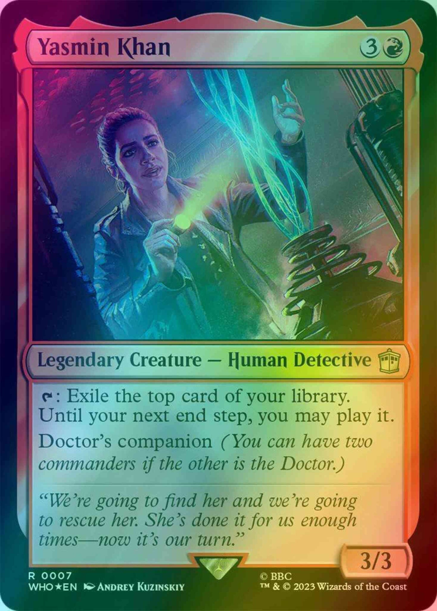 Yasmin Khan [7] [Universes Beyond: Doctor Who] [Foil]