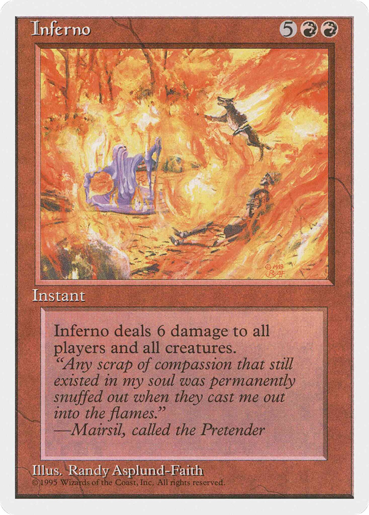 Inferno [205] [Alternate Fourth Edition] [Non-Foil]