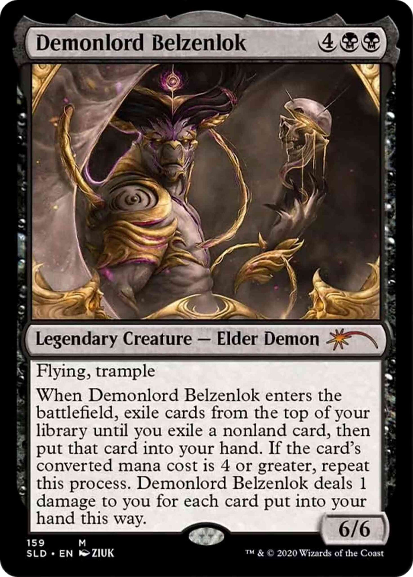 Demonlord Belzenlok [0159] [Read the Fine Print] [Secret Lair Drop] [Non-Foil]