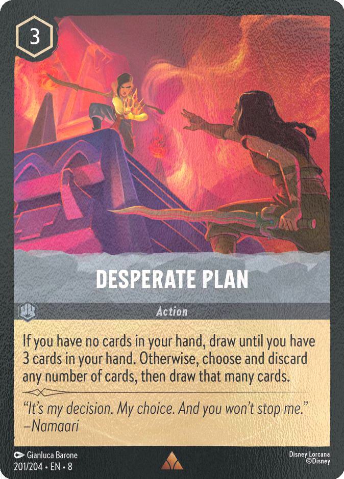 Desperate Plan - 201/204 [Reign of Jafar] [Cold Foil]