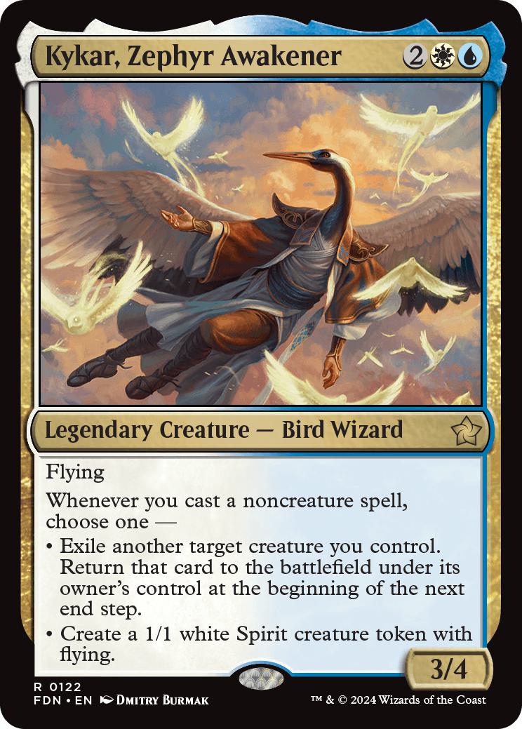 Kykar, Zephyr Awakener [122] [Foundations] [Non-Foil]