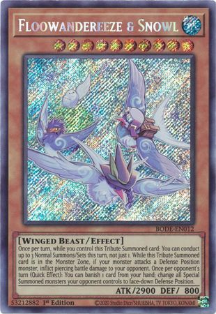 Floowandereeze & Snowl - BODE-EN012 - Secret Rare - 1st Edition