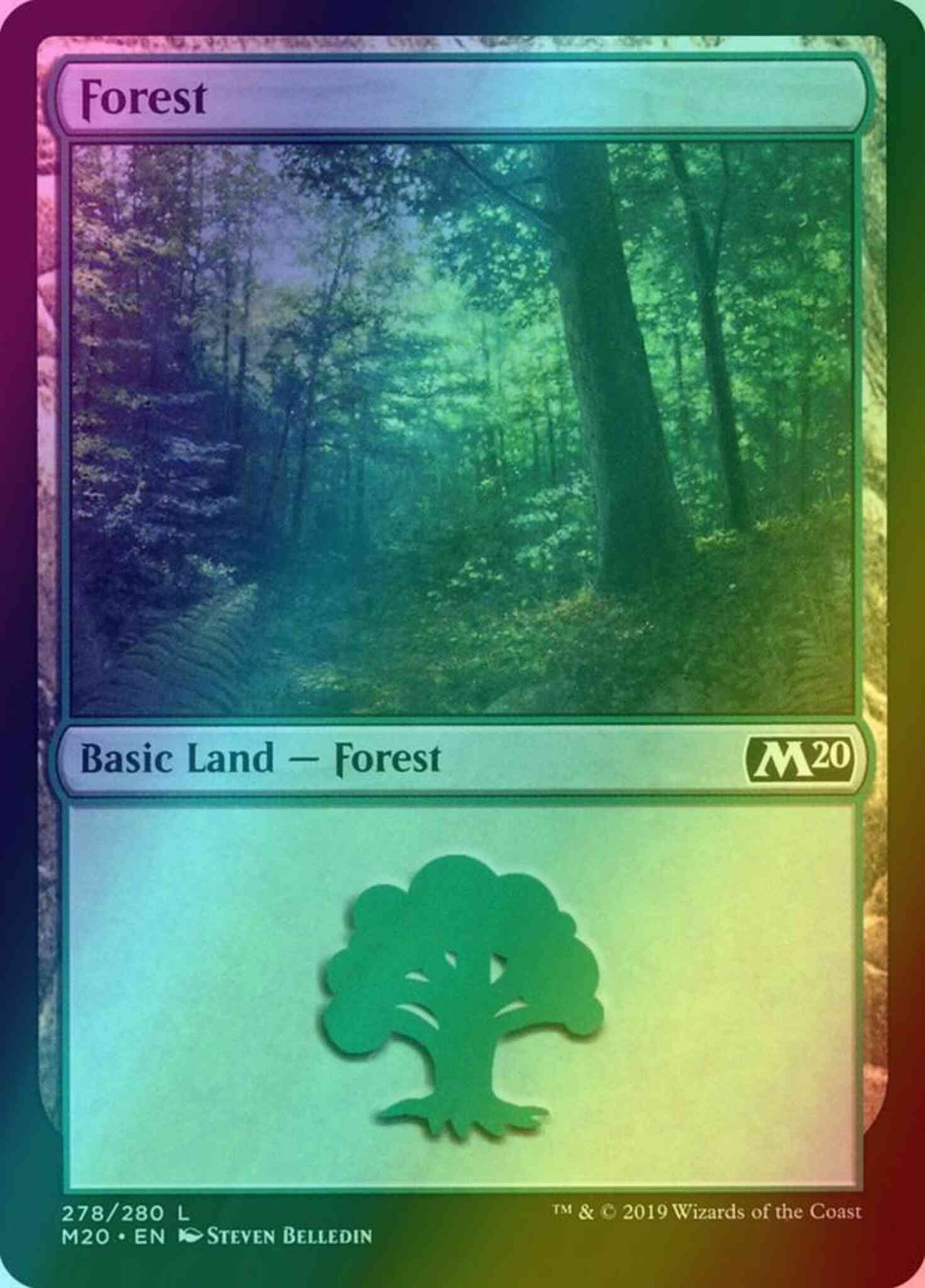 Forest [278] [Core Set 2020] [Foil]