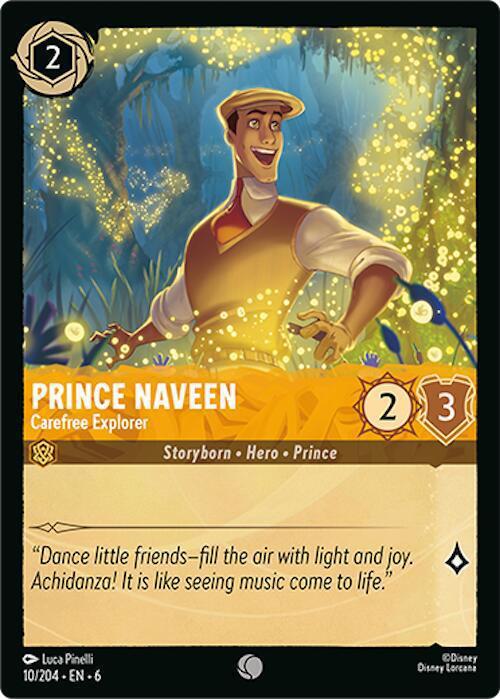 Prince Naveen - Carefree Explorer - 10/204 [Azurite Sea] [Non-Foil]