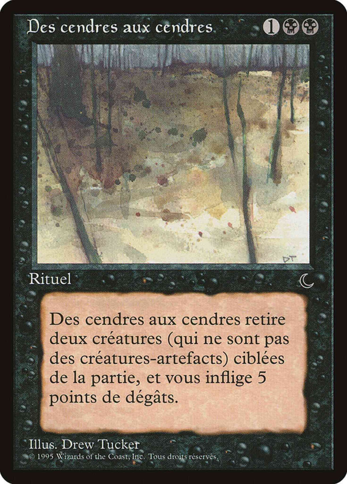 Ashes to Ashes - French [47] [Renaissance French] [Non-Foil]
