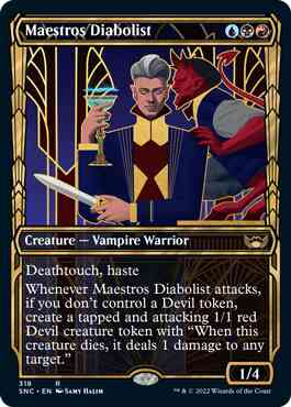 Maestros Diabolist [318] [Golden Age Showcase] [Streets of New Capenna] [Non-Foil]