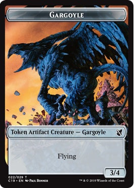 Egg Token (16) // Gargoyle Token (22) [Commander 2019 Tokens] [Non-Foil]