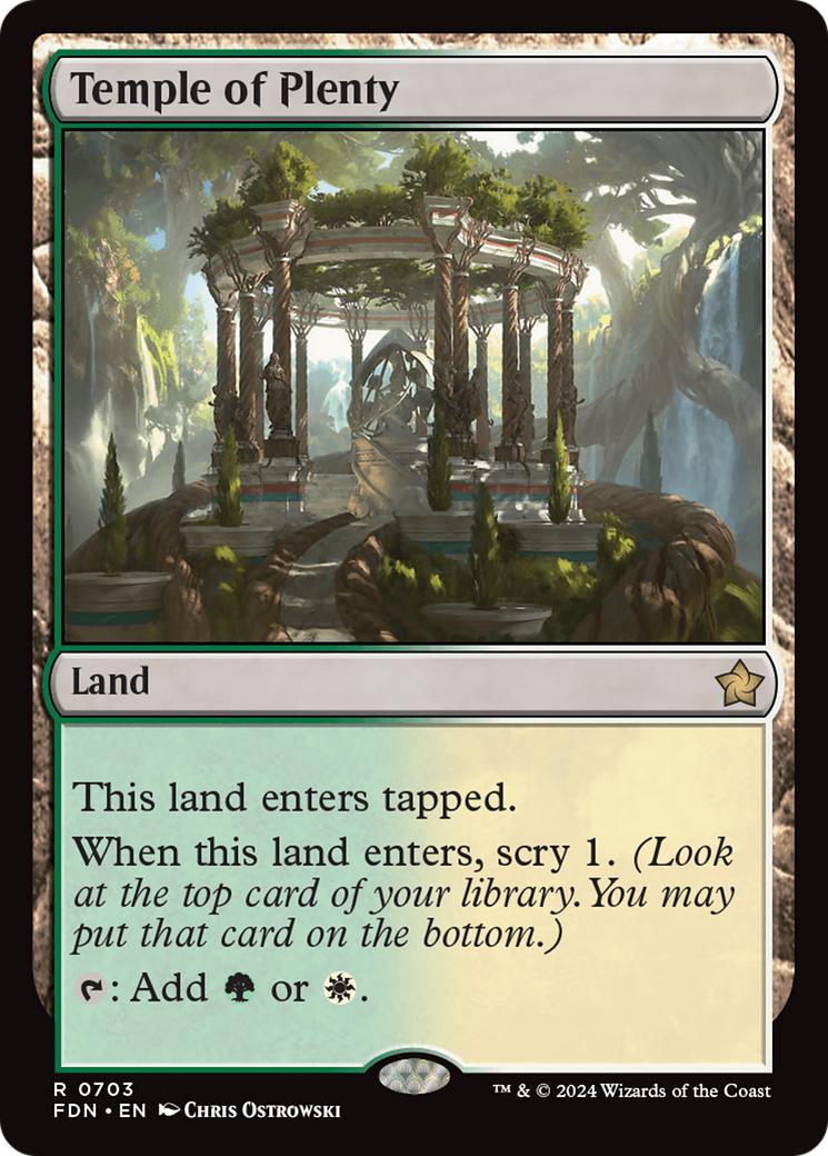Temple of Plenty [703] [Foundations] [Non-Foil]