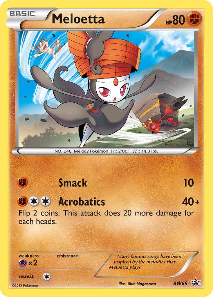 Meloetta - BW69 - Promo [bwp-BW69] [Non-Holo]