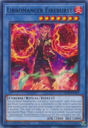 Libromancer Fireburst - MP23-EN112 - Common - 1st Edition