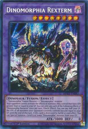 Dinomorphia Rexterm - MP23-EN082 - Prismatic Secret Rare - 1st Edition