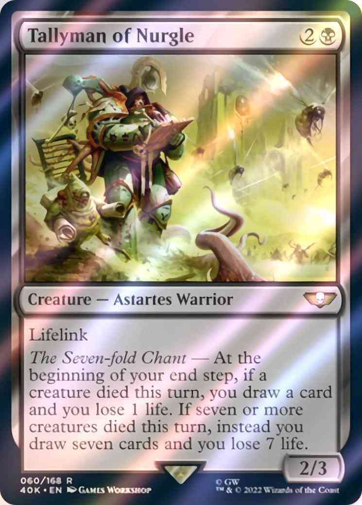 Tallyman of Nurgle [60] [Universes Beyond: Warhammer 40,000] [Surge Foil]