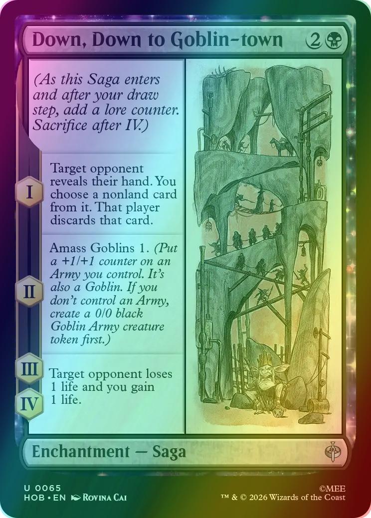 Down, Down to Goblin-town [65] [The Hobbit] [Foil]