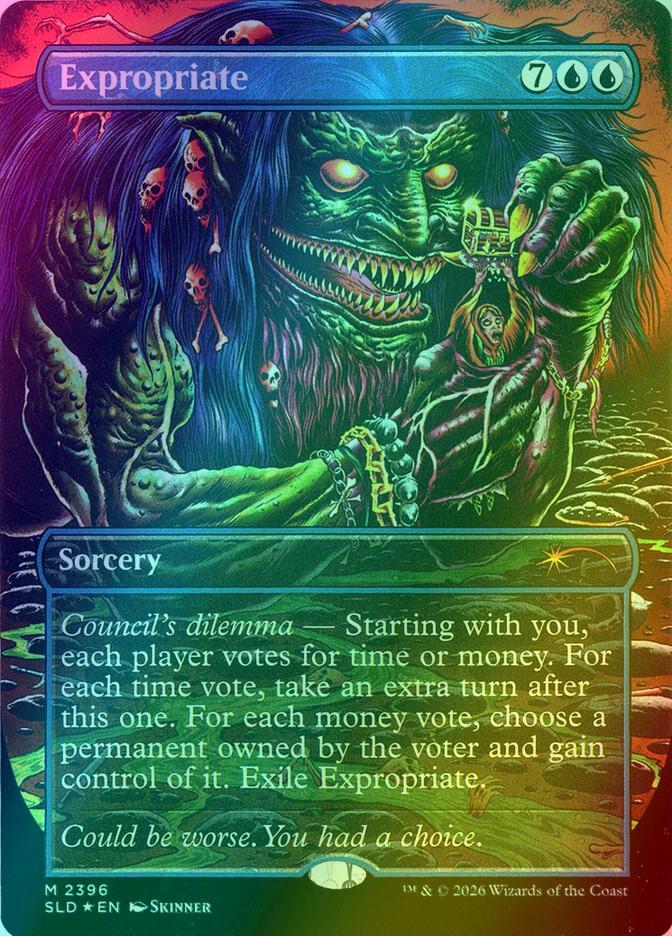 Expropriate [2396] [Borderless] [So Salty] [Secret Lair Drop] [Foil]
