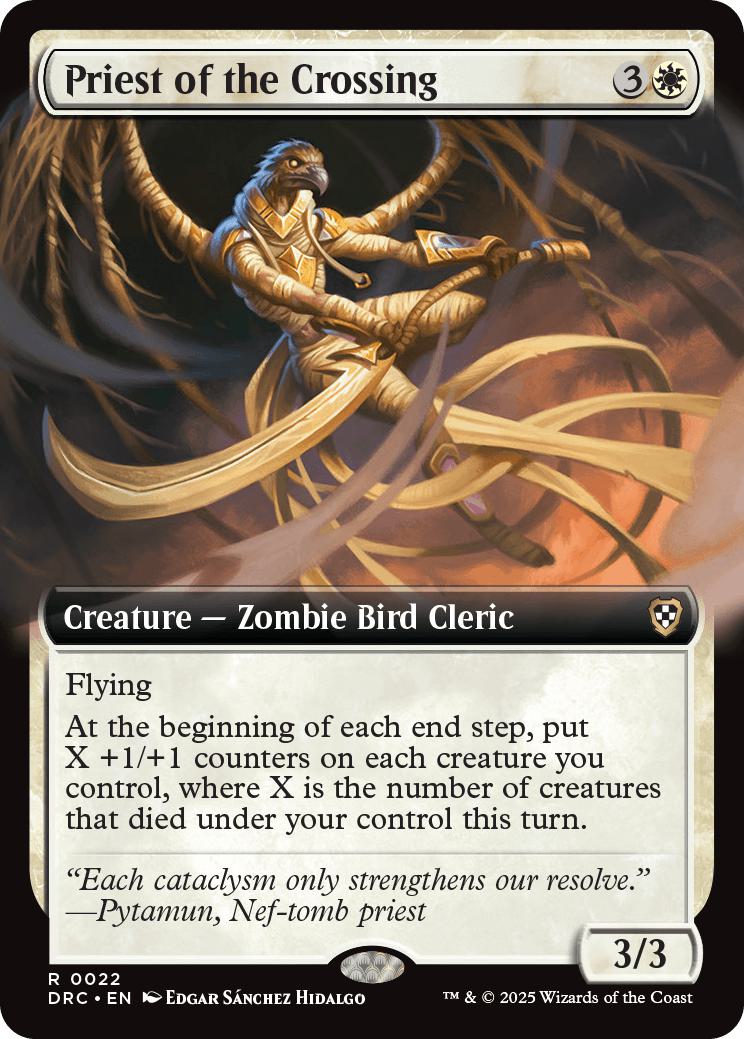 Priest of the Crossing [22] [Extended Art] [Aetherdrift: Commander] [Non-Foil]