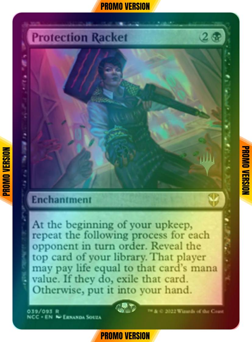 Protection Racket [Promo Pack] [39p] [Streets of New Capenna: Commander: Promos] [Foil]