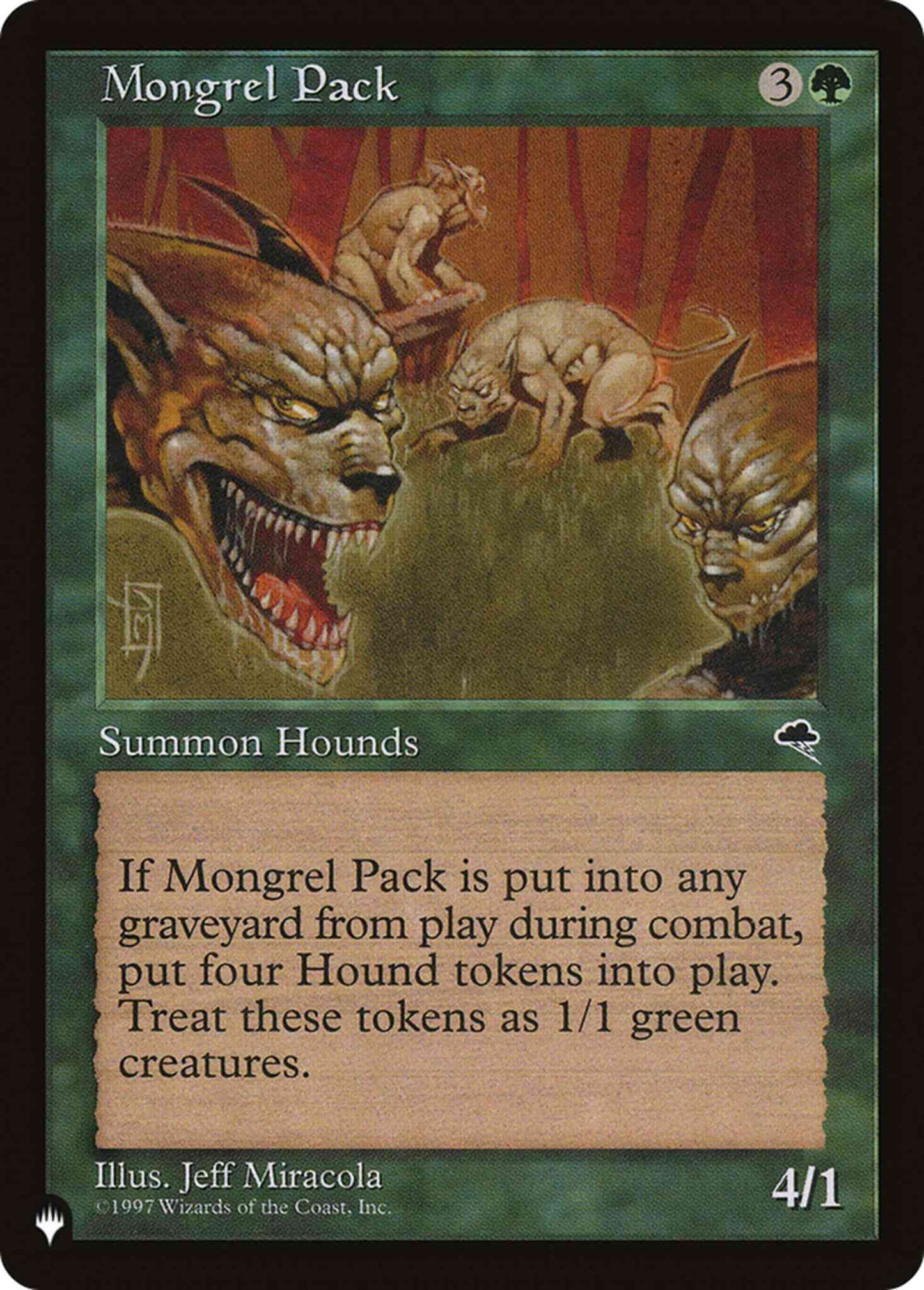 Mongrel Pack [TMP-237] [The List] [Non-Foil]
