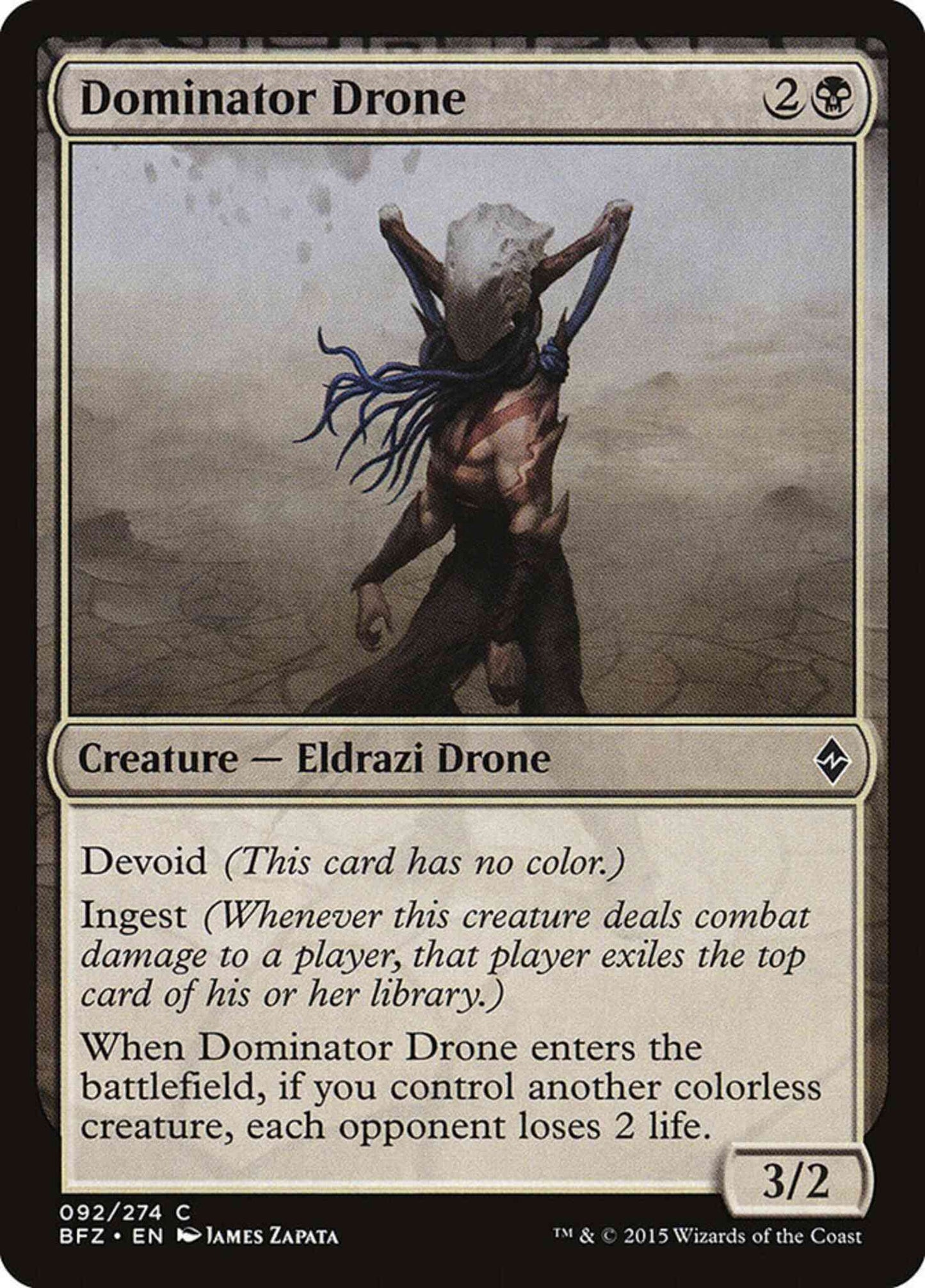 Dominator Drone [92] [Battle for Zendikar] [Non-Foil]