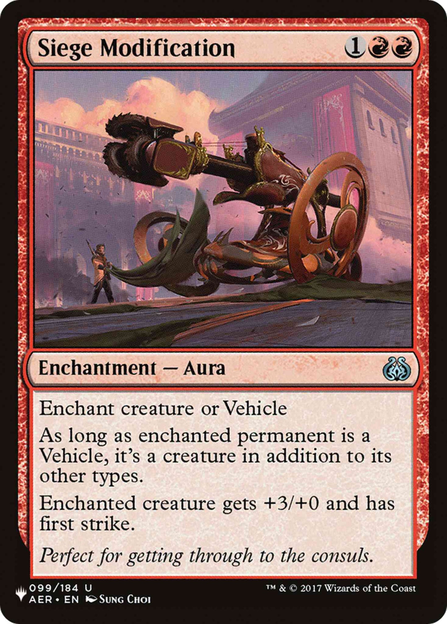 Siege Modification [AER-99] [The List] [Non-Foil]