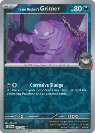 Team Rocket's Grimer - 123/182 - Common [sv10-123] [Reverse Holo]