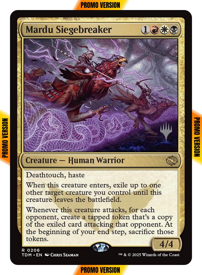 Mardu Siegebreaker [206p] [Promo Pack] [Tarkir: Dragonstorm: Promos] [Non-Foil]