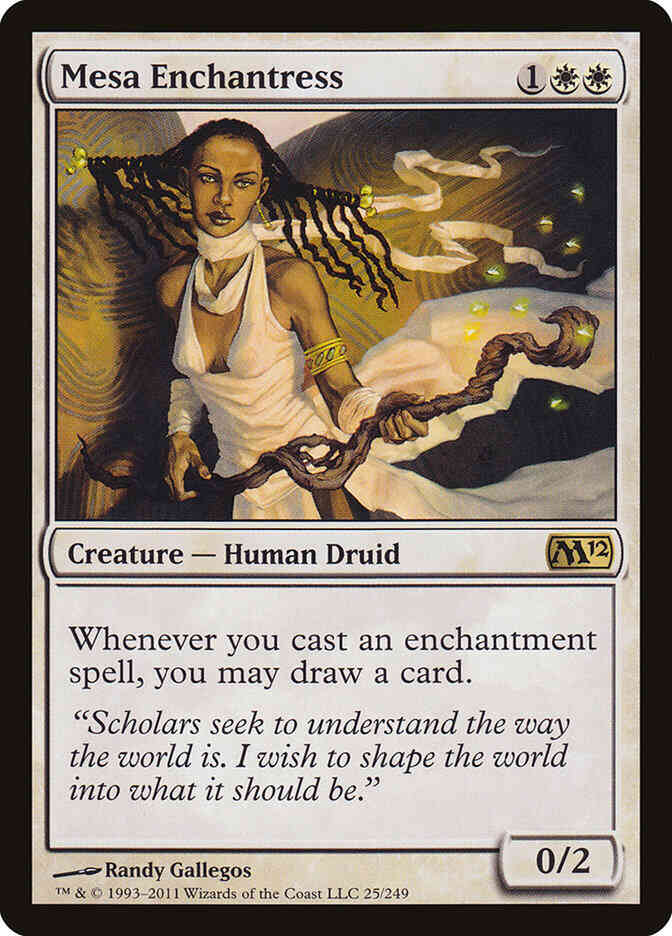Mesa Enchantress [25] [Magic 2012] [Non-Foil]