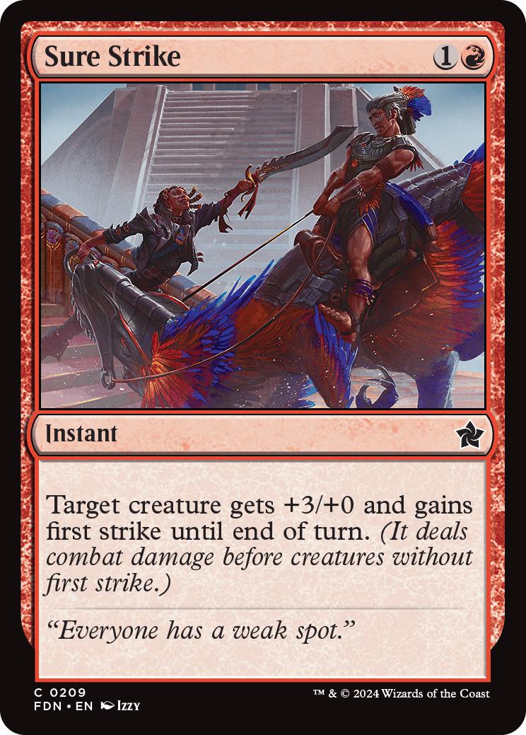 Sure Strike [209] [Foundations] [Non-Foil]