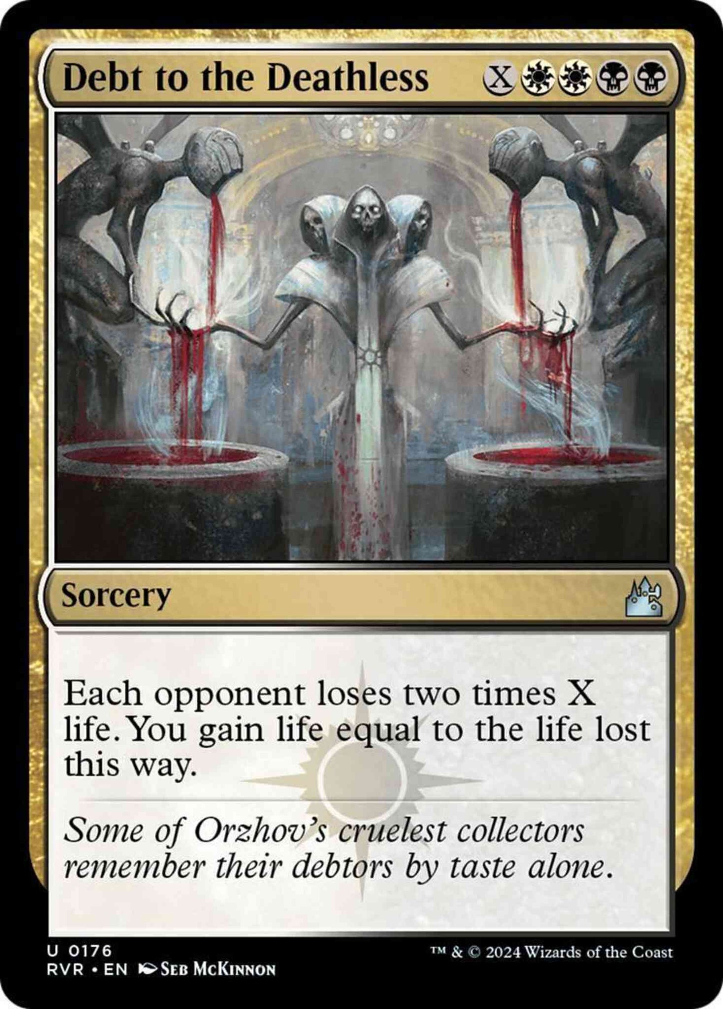 Debt to the Deathless [176] [Ravnica Remastered] [Non-Foil]