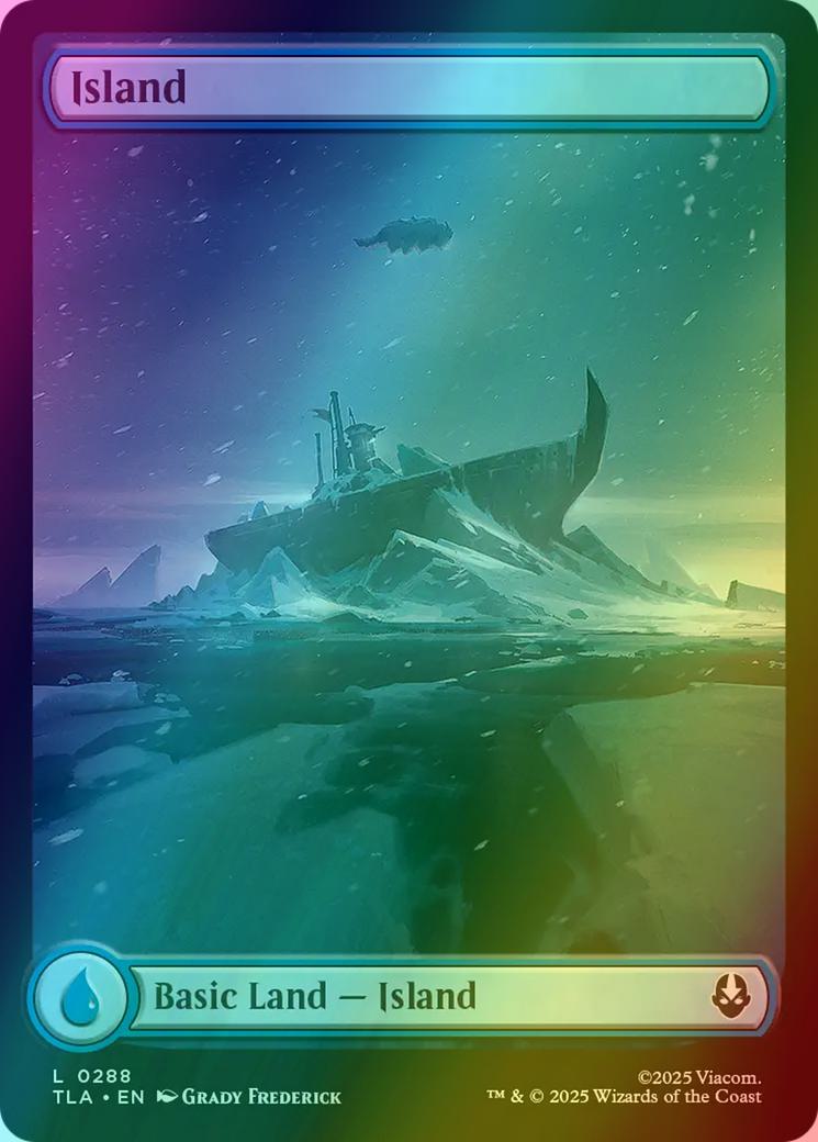 Island [288] [Full Art] [Appa] [Avatar: The Last Airbender] [Foil]
