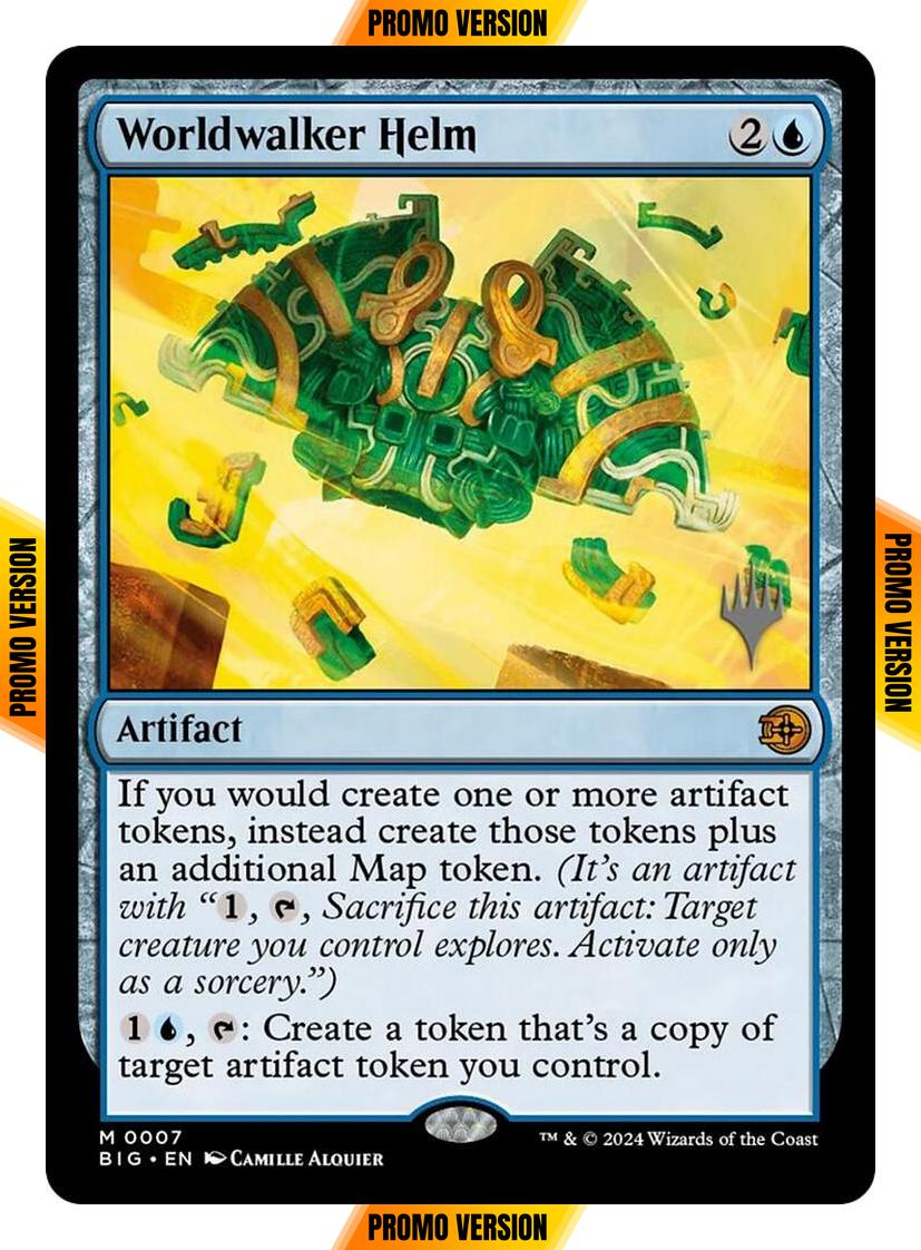 Worldwalker Helm [7p] [Promo Pack] [The Big Score: Promos] [Non-Foil]