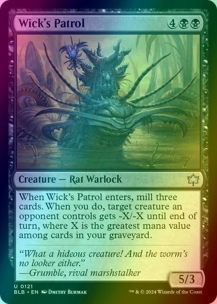 Wick's Patrol [121] [Bloomburrow] [Foil]