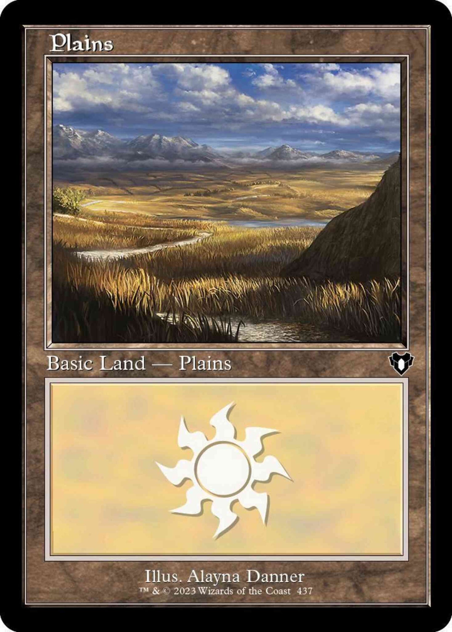Plains [437] [Retro Frame] [Commander Masters] [Non-Foil]