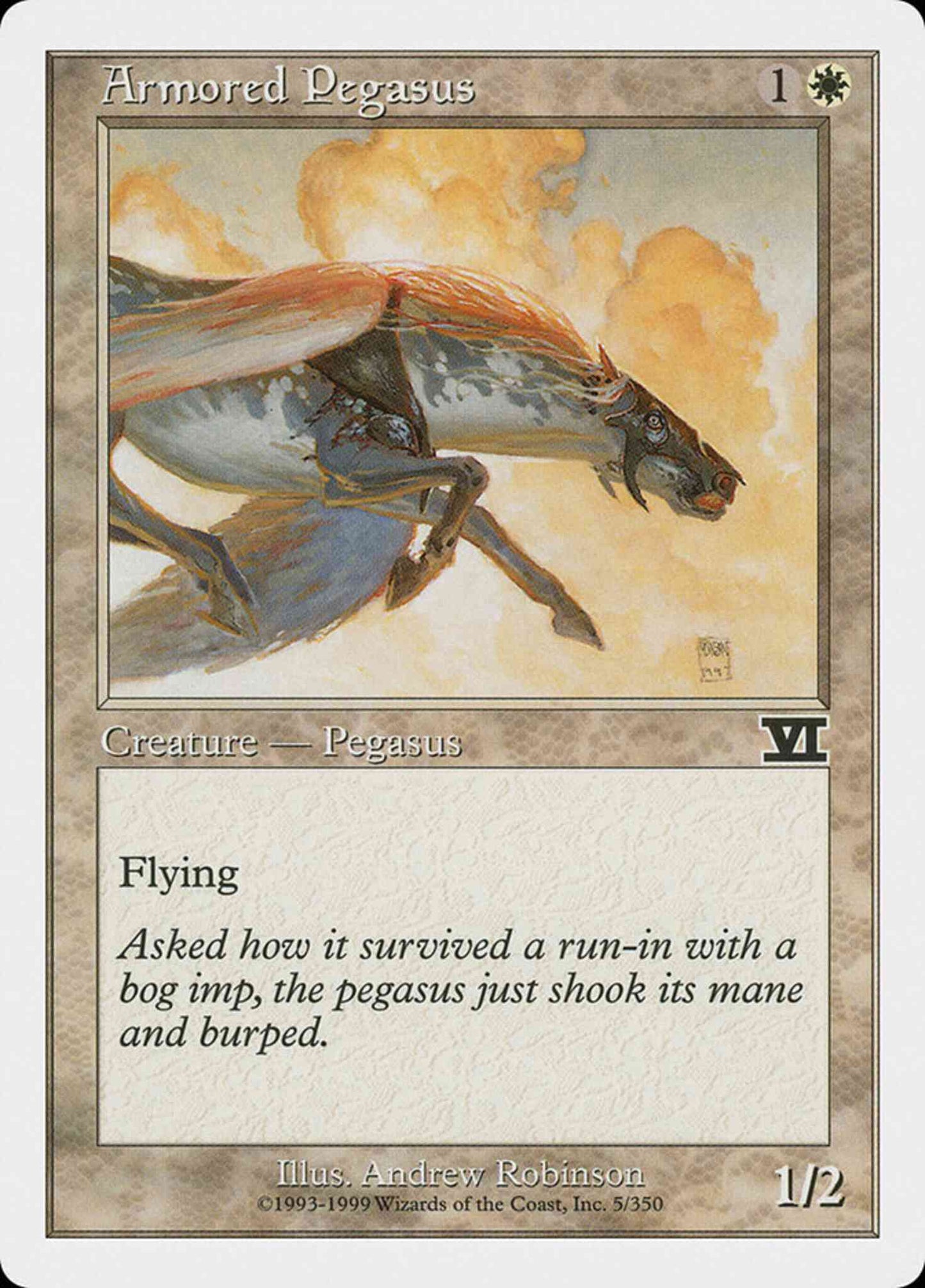 Armored Pegasus [5] [Classic Sixth Edition] [Non-Foil]
