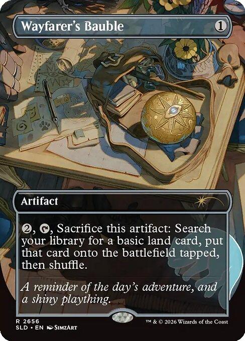 Wayfarer's Bauble [2656] [Borderless] [Witch's Familiar] [Secret Lair Drop] [Non-Foil]
