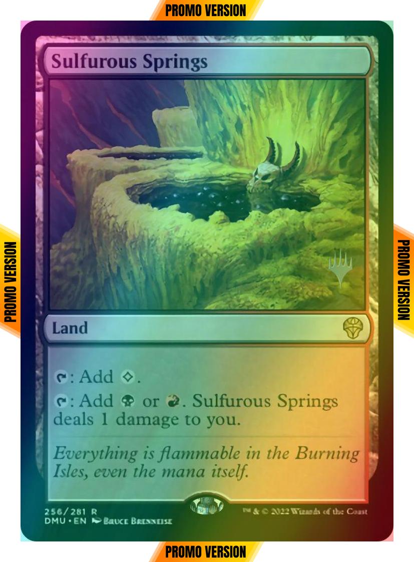 Sulfurous Springs [256p] [Promo Pack] [Dominaria United: Promos] [Foil]