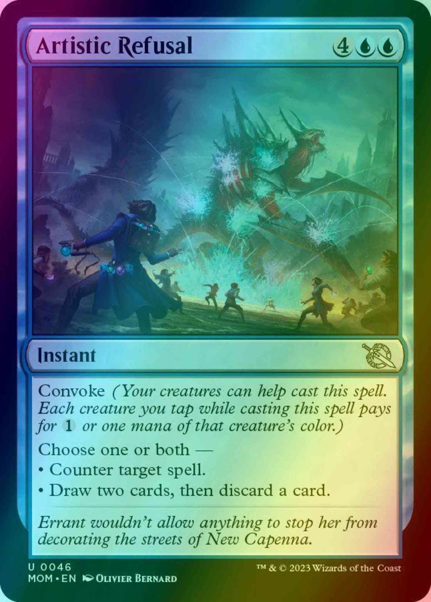 Artistic Refusal [46] [March of the Machine] [Foil]