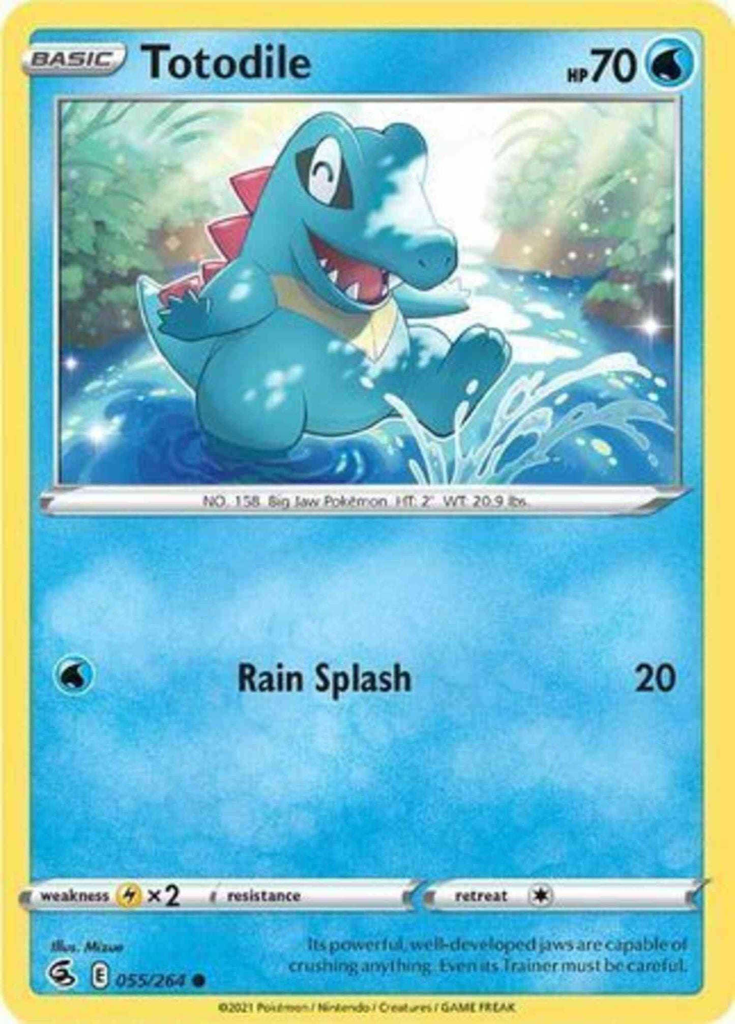 Totodile - 055/264 - Common [SWSH8-055] [Non-Holo]