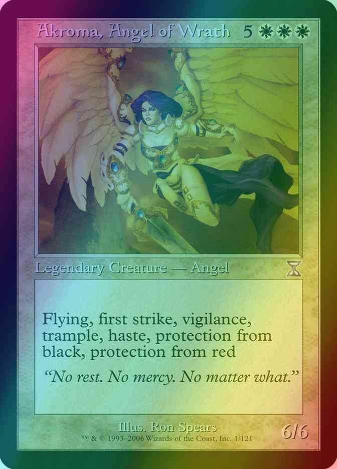 Akroma, Angel of Wrath [1] [Time Spiral Timeshifted] [Foil]