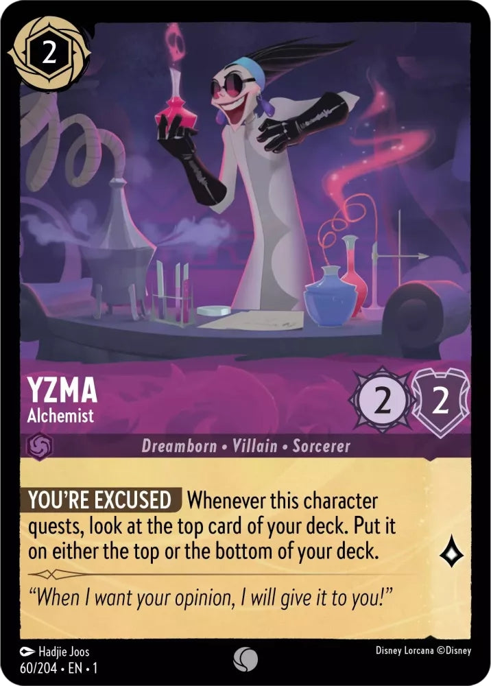 Yzma - Alchemist - 60/204 [The First Chapter] [Non-Foil]