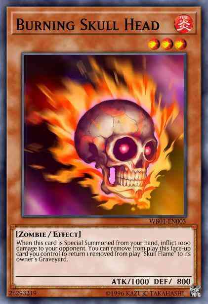 Burning Skull Head - WB01-EN003 - Ultra Rare - Limited