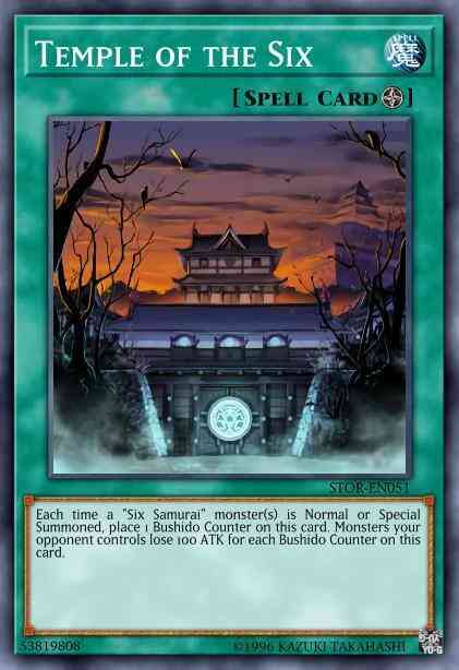 Temple of the Six - MAGO-EN146 - Rare - 1st Edition