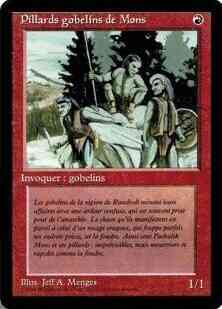 Mons's Goblin Raiders - French [167] [Foreign Black Border: French] [Non-Foil]