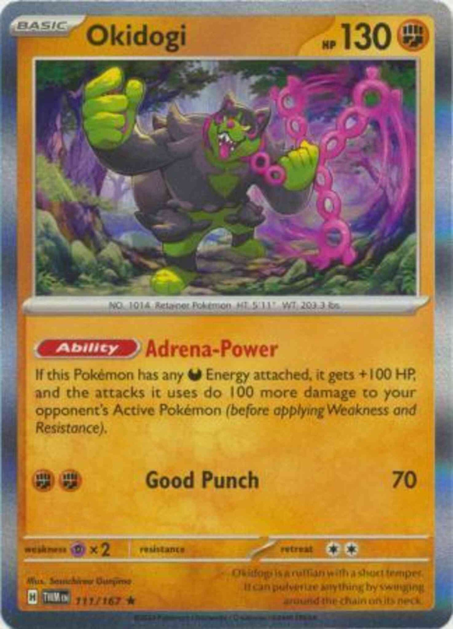 Okidogi - 111/167 - Rare [sv06-111] [Holo]