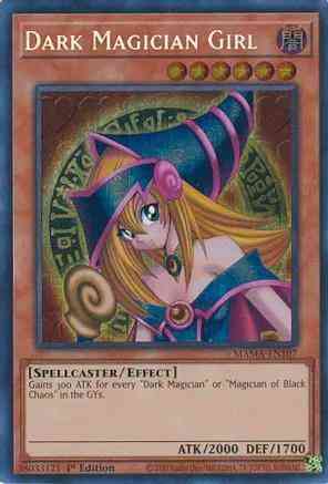 Dark Magician Girl - MAMA-EN107 - Pharaoh Secret Rare - 1st Edition