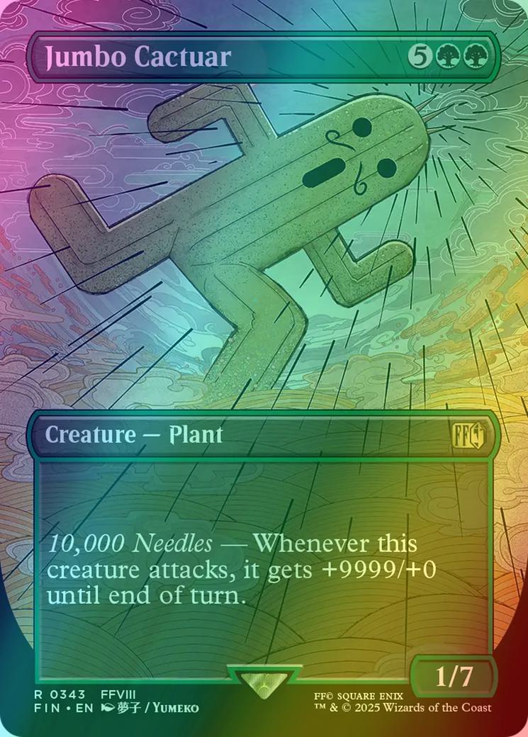 Jumbo Cactuar [343] [Borderless] [FINAL FANTASY] [Foil]